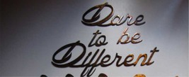 Dare to be different Copper  4&quot; Words - £26.13 GBP