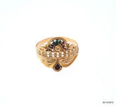 vintage 20k gold ring handmade gold jewelry VTJ EHS - £213.86 GBP