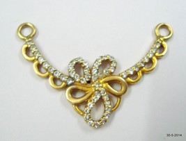 ethnic 20k gold pendant necklace handmade gold jewelry india - £398.25 GBP