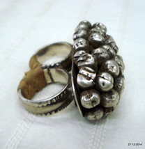 vintage ring antique ring ethnic old silver double ring tribal jewelry - £211.04 GBP