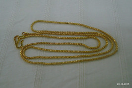 20kt gold chain necklace ethnic gold chain handmade gold chain - £422.06 GBP