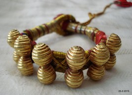 20k gold bracelet gold beads gold bangle gold cuff vintage antique - $886.05
