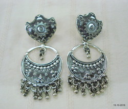 Traditional Design Sterling Silver Earrings Stud Earrings Ethnic jewellery - £109.97 GBP