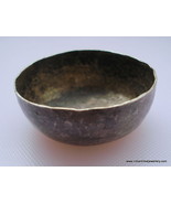 vintage antique collectible old silver bowl small rajasthan india - £107.98 GBP
