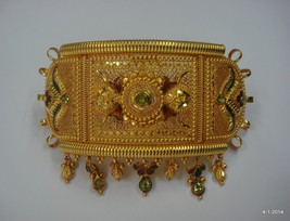 20k gold armlet bracelet bajuband arm ornament handmade jewelry - $3,266.01