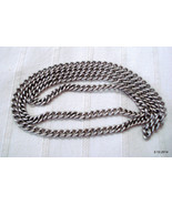 vintage antique tribal old silver chain necklace handmade traditional je... - £154.91 GBP