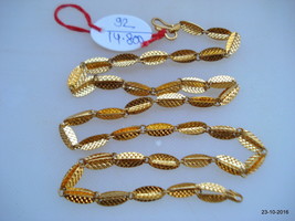 Traditional design 22kt gold chain necklace handmade gold chain - £1,249.56 GBP