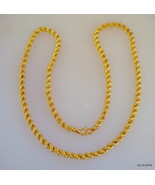 Traditional design 20kt gold chain necklace handmade gold chain - £1,789.75 GBP