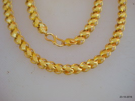 Traditional design 20kt gold chain necklace handmade gold chain - £745.03 GBP