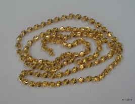 20k gold chain necklace ethnic gold beads chain mala - £2,247.46 GBP