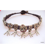 vintage antique tribal old silver choker necklace or anklet feet bracelet - £195.67 GBP
