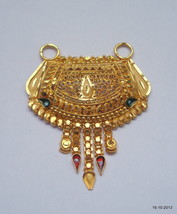 20k gold pendant necklace handmade jewelry traditional design ERT EHS - £474.02 GBP