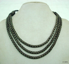 vintage antique tribal old necklace metal necklace traditional jewellery - £157.48 GBP