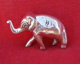ETHNIC  SOLID SILVER ELEPHANT FIGURE RAJASTHAN INDIA - $108.90
