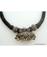 ETHNIC TRIBAL OLD SILVER PENDANT NECKLACE GYPSY - £85.28 GBP