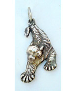 VINTAGE ANTIQUE TRIBAL OLD SILVER DRAGON PENDANT INDIA - £109.86 GBP