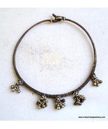vintage antique tribal old silver neck ring necklace children jewelry ch... - £163.14 GBP