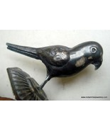 antique old sterling silver parrot bird statue india - £110.26 GBP
