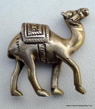 ethnic old silver camel statue rajasthan india - $88.11