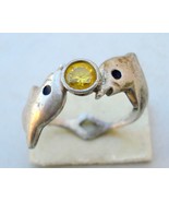ANTIQUE TRIBAL OLD SILVER FISH DESIGN  FRIEND SHIP RING - £53.73 GBP