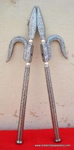 Pure Silver Bidaree Work Ankush Goad Decorative Item Handmade Rajasthan India - £307.45 GBP