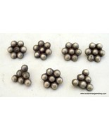 ANTIQUE TRIBAL OLD SILVER BEADS CHARM LOT RAJASTHAN - £60.72 GBP