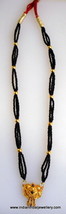 ethnic 20k gold pendant beads necklace choker mangalsutra rajasthan india - £380.81 GBP