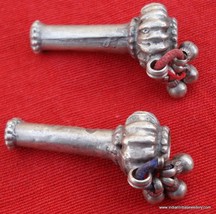 VINTAGE ANTIQUE TRIBAL OLD SILVER BEADS PENDANT NECKLAC - $78.21