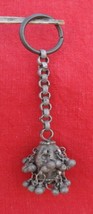 ANTIQUE TRIBAL OLD SILVER KEY CHAIN DANGLE INDIAN - £85.43 GBP