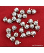 ANTIQUE TRIBAL OLD SILVER BELLS BEAD CHARM PENDANT LOT - £292.72 GBP