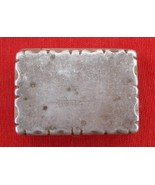 ANCIENT ANTIQUE COLLECTIBLE OLD SILVER HINGE BOX INDIA - £94.96 GBP