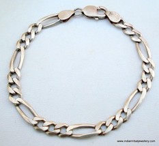 sterling silver link chain bracelet rajasthan india - £65.90 GBP