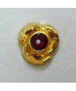 18k traditional design enamel work gold nose stud ECL nosepin handmade - £93.38 GBP