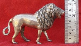 Antique Silver Lion Figure From Rajasthan India - $331.65