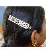 ANTIQUE TRIBAL OLD SILVER HAIRPIN CLIP HAIR ORNAMENT - £87.04 GBP