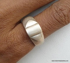 ethnic sterling silver molded ring solid rajasthan - £62.90 GBP