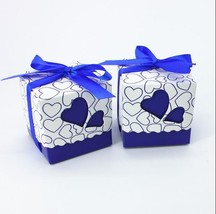 Small Wedding Gift Boxes,Packaging Boxes,Square Gift Boxes,Party Favors 100pcs  - £15.18 GBP