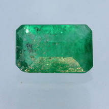 Green Emerald Faceted Natural Beryl 10x6.3 Emerald Cut Gemstone 2.12 carat - £185.29 GBP