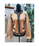 Due Per Due Women&#39;s Brown Polyester Single Breasted Long Sleeve Jacket S... - $708.26 MXN
