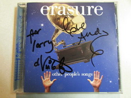 ERASURE OTHER PEOPLE&#39;S SONGS CD AUTOGRAPHED ANDY BELL 100% AUTHENTIC ENG... - £38.93 GBP