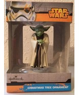 Star Wars YODA WITH WALKING STICK Figure Ornament ~ New In Gift Box ~ 2 ... - £9.54 GBP