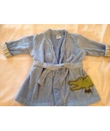 Carters Boys Blue Bath Robe Green Alligator 0-9 Months - $6.72 CAD