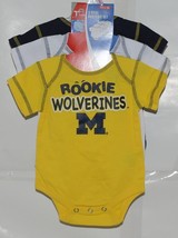 Team Athletics Collegiate Licensed Michigan Wolverines 3 Set 0 3 Month O... - $18.99