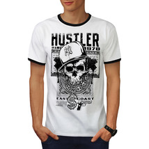 Hustler Skull Hip-Hop Tshirt Men T Shirt Men Shirt - £9.63 GBP