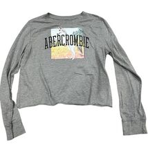 Abercrombie Kids Girls Unicorn Graphic Grey Long Sleeve Top Size 9/10 - €8,24 EUR