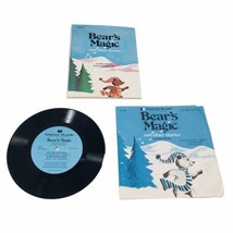 Scholastic Records BEAR&#39;S MAGIC 33rpm 7&quot; Record 1976 &amp; Book Carla Steven... - £33.77 GBP