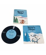 Scholastic Records BEAR&#39;S MAGIC 33rpm 7&quot; Record 1976 &amp; Book Carla Steven... - $58.40 CAD