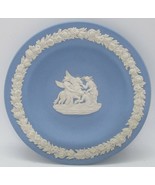 Vintage Wedgwood Jasperware White on Blue Three Women and Pegasus Trinke... - $280.60 MXN