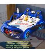 Large Size Children&#39;s Bed, Boy &amp; Girl Car Bed, Single and Double, Solid ... - €2.784,92 EUR