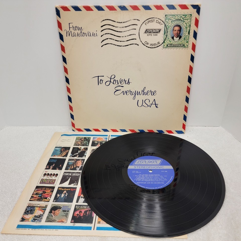 Mantovani And His Orchestra - To Lover&#39;s Everywhere LP (Envelope Cover) ... - $6.40